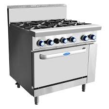 COOK RITE 6 BURNER WITH OVEN AT80G6B-O