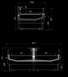 CARRIER Crown Case Service Counter  SCU Ivian Series