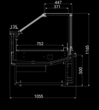 CARRIER Service Over Counter with Sliding Doors SCU Ivian Series