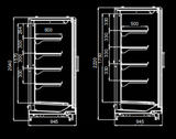 CARRIER GLASS DOOR Freezer E6 Velando AF