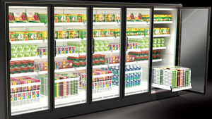 CARRIER GLASS DOOR Freezer E6 Velando QL