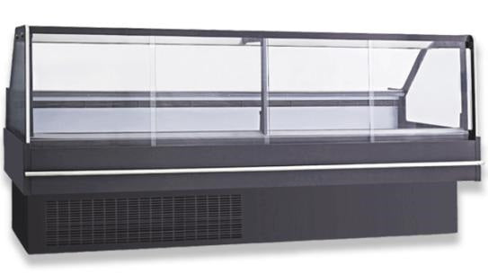 AUSTUNE SQUARE GLASS DELI DISPLAY ADSZB-1250