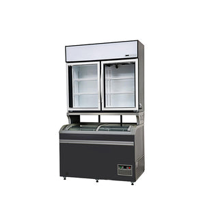 AUSTUNE COMBINED FRIDGE FREEZER AZMD-700