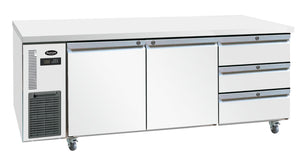 AUSTUNE UNDER COUNTER DRAW FREEZER CUF180-3D-3