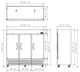 FRESH BOTTOM MOUNTED FREEZER FRB-72FS