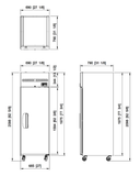 FRESH TOP MOUNTED FRIDGE FTM-23RS