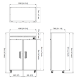 FRESH TOP MOUNTED FREEZER FTM-49FS