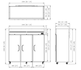 FRESH TOP MOUNTED FREEZER FTM-72FS