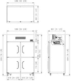 FRESH TOP MOUNT FRIDGE KTM-45RS4